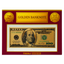 $100 Dollar United States of America Golden Banknote