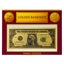 $1 Dollar United States of America Golden Banknote