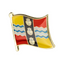 Bedfordshire English County Flag Pin Badge