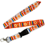Buddhism Dharma Flag Lanyard Keychain
