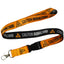 Caution Biohazard Warning Symbol Lanyard