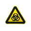 Biohazard Triangle Hazard Embroidery Patch (5cm)