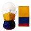 Braga de cuello con la bandera de Colombia - Cubrecaras transpirable para el cuello