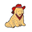 Insignia de pin de cachorro de perro vaquero de Texas Labrador