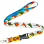Dinosaur Lanyard – Colourful Prehistoric Design with T-Rex, Triceratops & Stegosaurus