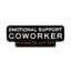 Emotional Support Co Worker Pin Badge