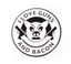 I Love Guns & Bacon Funny Pin Badge