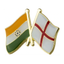 India & England Friendship Pin Badge