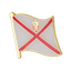 Isle Of Jersey Flag Pin Badge