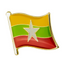 Myanmar Flag Pin Badge