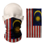 Snood de la bandera de Malasia Jalur Gemilang – Cubrecara transpirable tipo braga de cuello