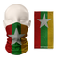 Bufanda tubular con la bandera de Myanmar – Cubrebocas transpirable tipo braga de cuello
