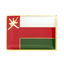 Oman Rectangle Pin Badge