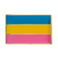 Pansexual Pride Rectangle Pin Badge
