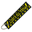 Eject Jet Plane Fabric Luggage Keyring