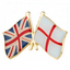 United Kingdom & England Friendship Pin Badge