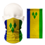 Snood con la bandera de San Vicente y las Granadinas – Cubrecuellos transpirable y mascarilla facial