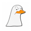 Grumpy Seagull Duck Enamel Lapel Pin Badge