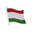 A pin badge featuring the Tajikistan flag colors with a metal butterfly clutch. © Tigoli® 2026 All Rights Reserved Panda Loco Ltd