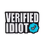 Verified Idiot Pin Badge