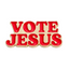 Vote Jesus Enamel Lapel Pin Badge