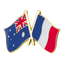Australia & France Friendship Pin Badge