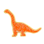 Insignia de pin de dinosaurio Brachiosaurus Jurásico