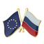 Pin de amistad entre la Unión Europea y Rusia
