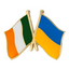 Ireland & Ukraine Friendship Pin Badge