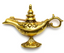 Magic Golden Lamp Pin Badge