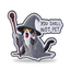 You Shall Not Pet Cat Fantasy Wizard Pin Badge