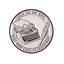 Catch The Day Writer Round Pin Badge
