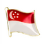 Singapore Flag Pin Badge