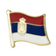 Serbia Flag Pin Badge