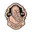 Lev Nikolayevich Tolstoy Portrait Pin Badge