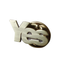 A brass pin badge with the word 'YES' in capital letters, designed for celebrating independence. © Tigoli® 2026 All Rights Reserved Panda Loco Ltd