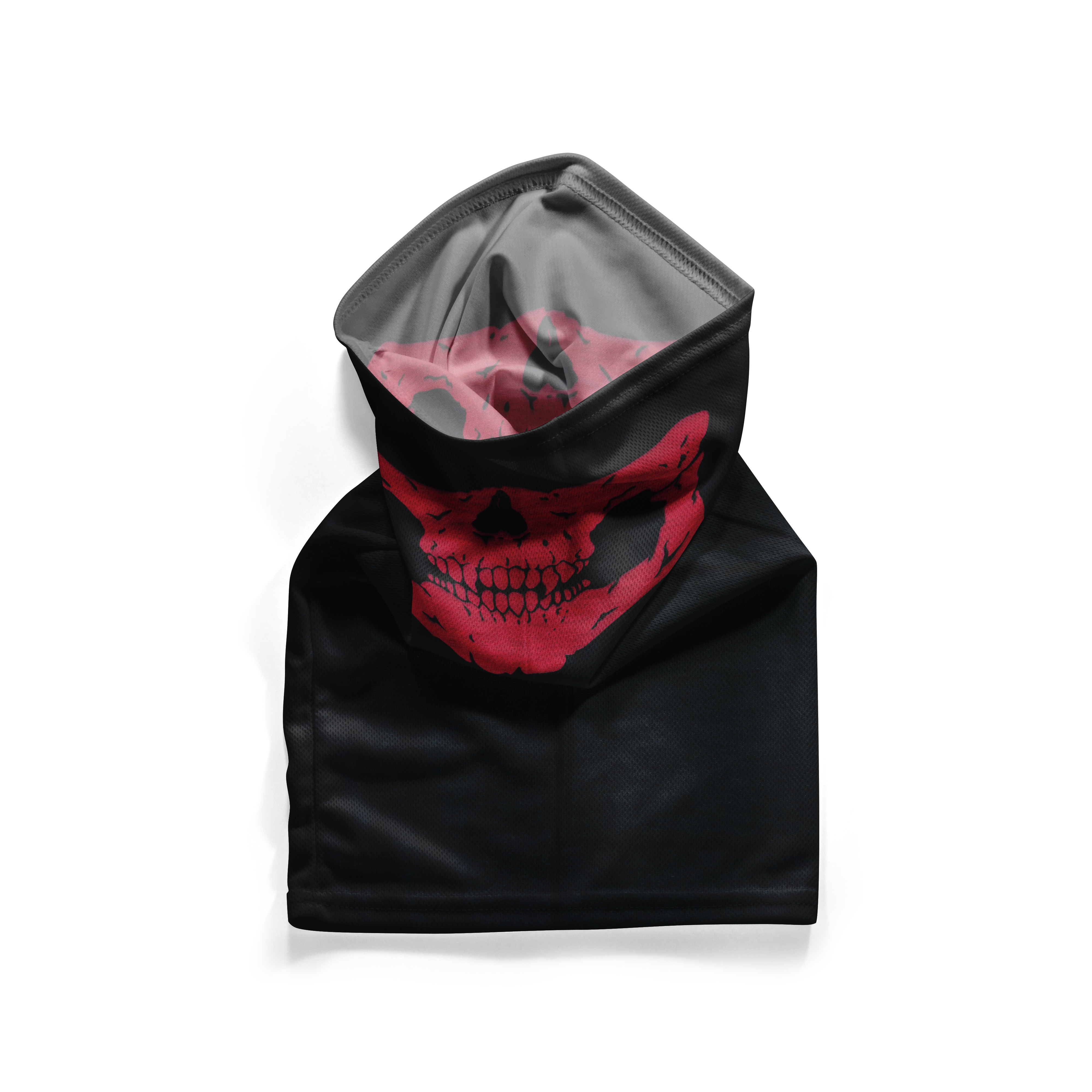 Skull Red Snood– Breathable Mask Neck Gaiter Face Covering Secondary image
