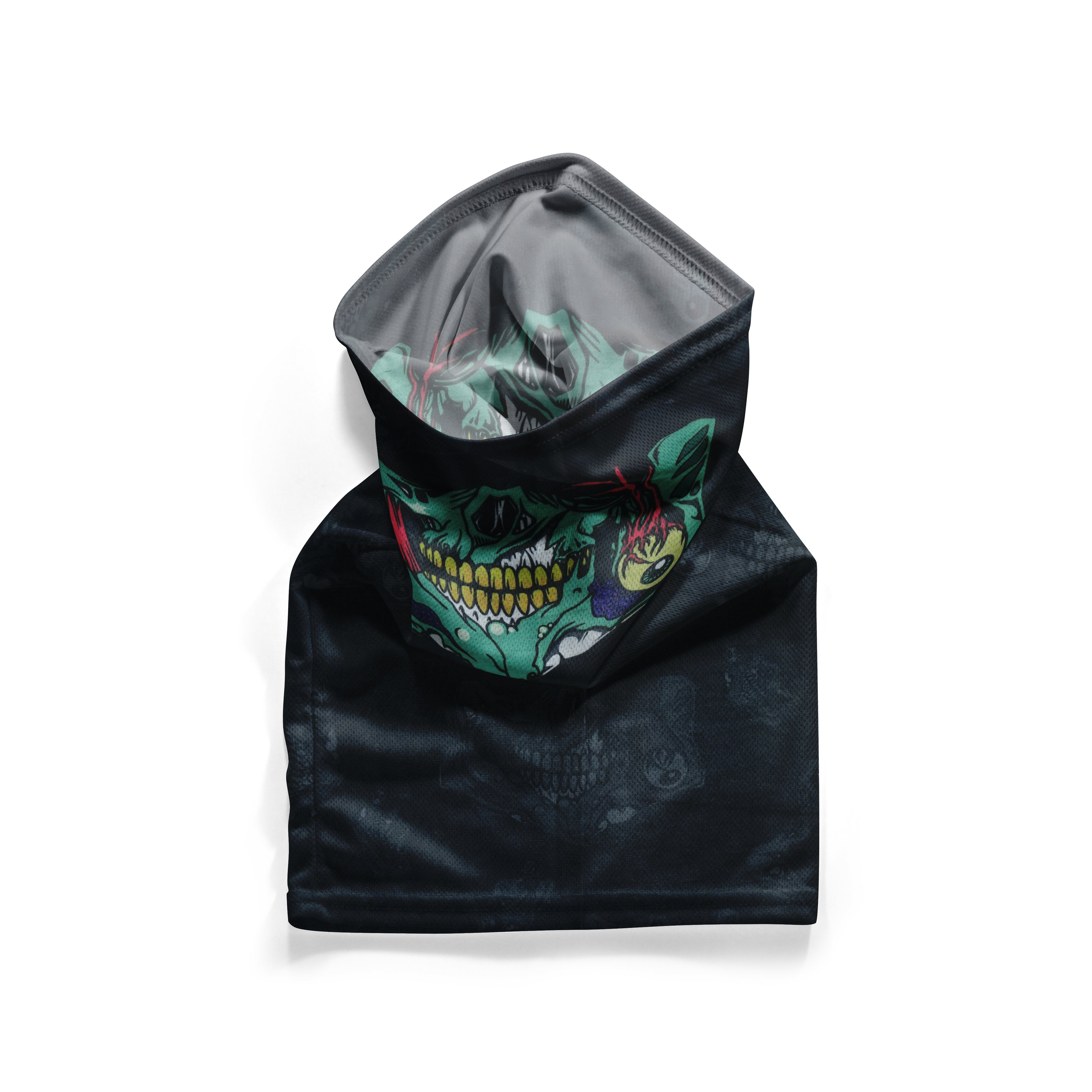 Gorro de cuello de zombi Rotface – Mascarilla transpirable para cuello