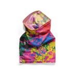 Braga de cuello rosa de paintball – Mascarilla transpirable, cubrecuello, cubrecara