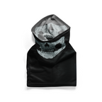 Snood blanco calavera – Mascarilla transpirable cubrecuello