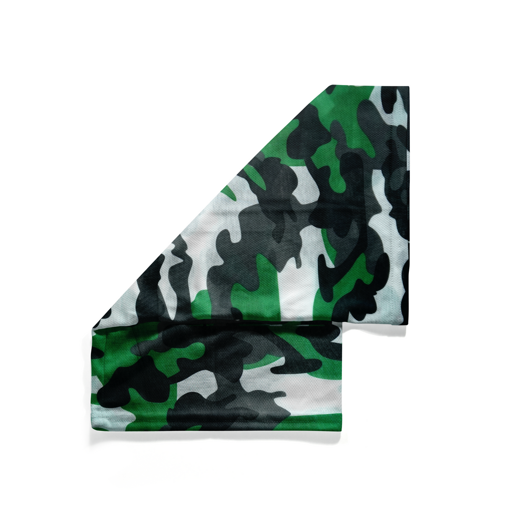 Snood de camuflaje táctico verde – Máscara transpirable, braga para el cuello, cubrecara