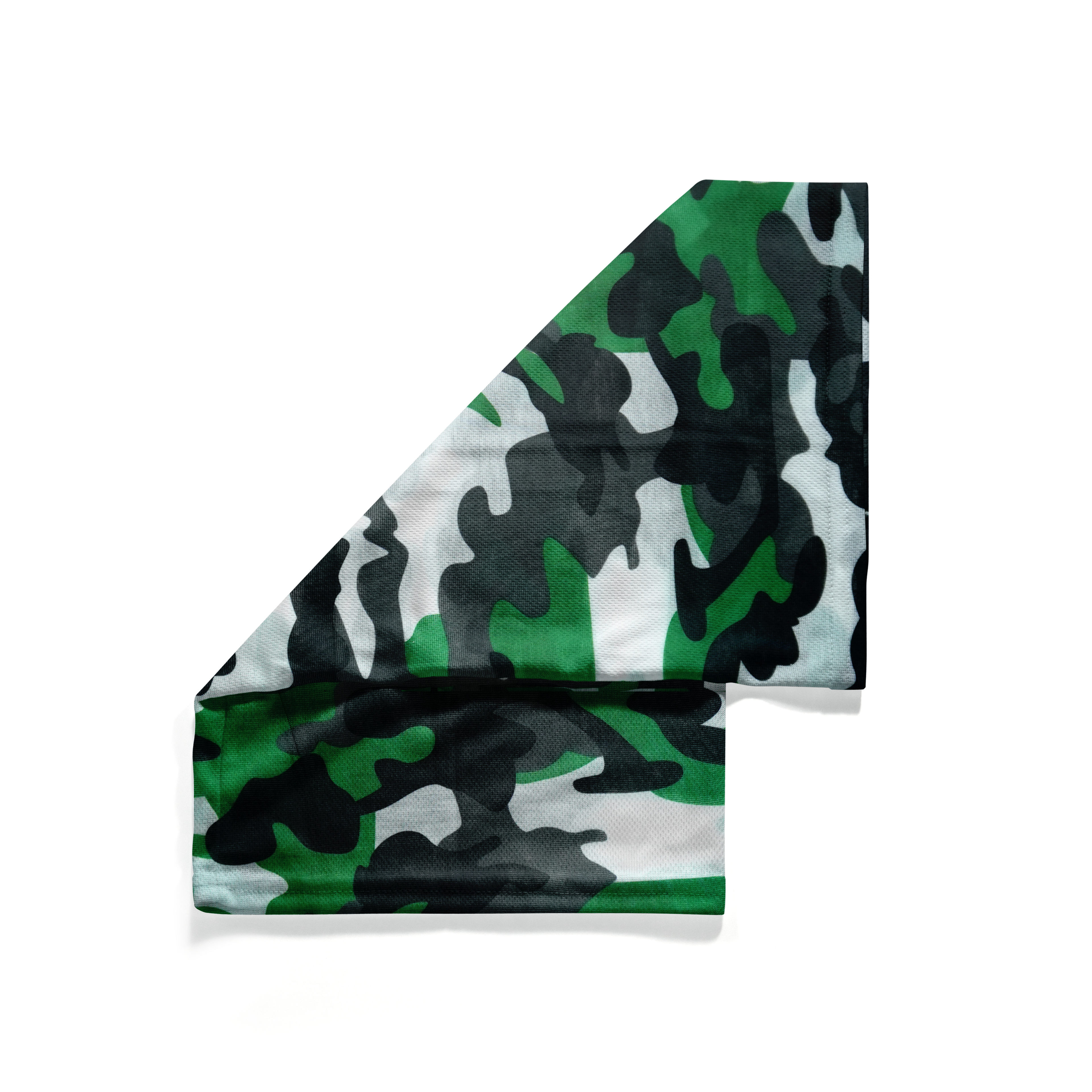 Snood de camuflaje táctico verde – Máscara transpirable, braga para el cuello, cubrecara