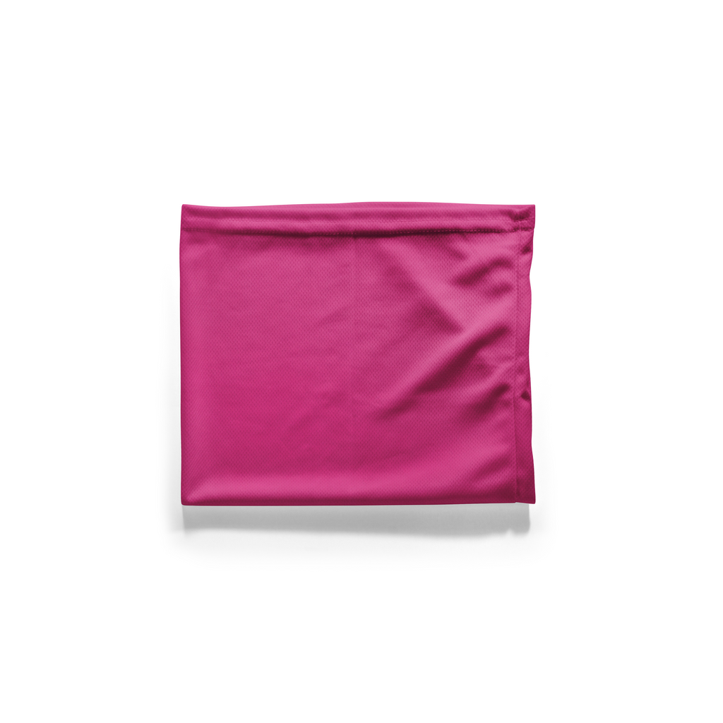 Cuello tipo snood rosa intenso - Mascarilla transpirable, cubrecuello, cubreboca