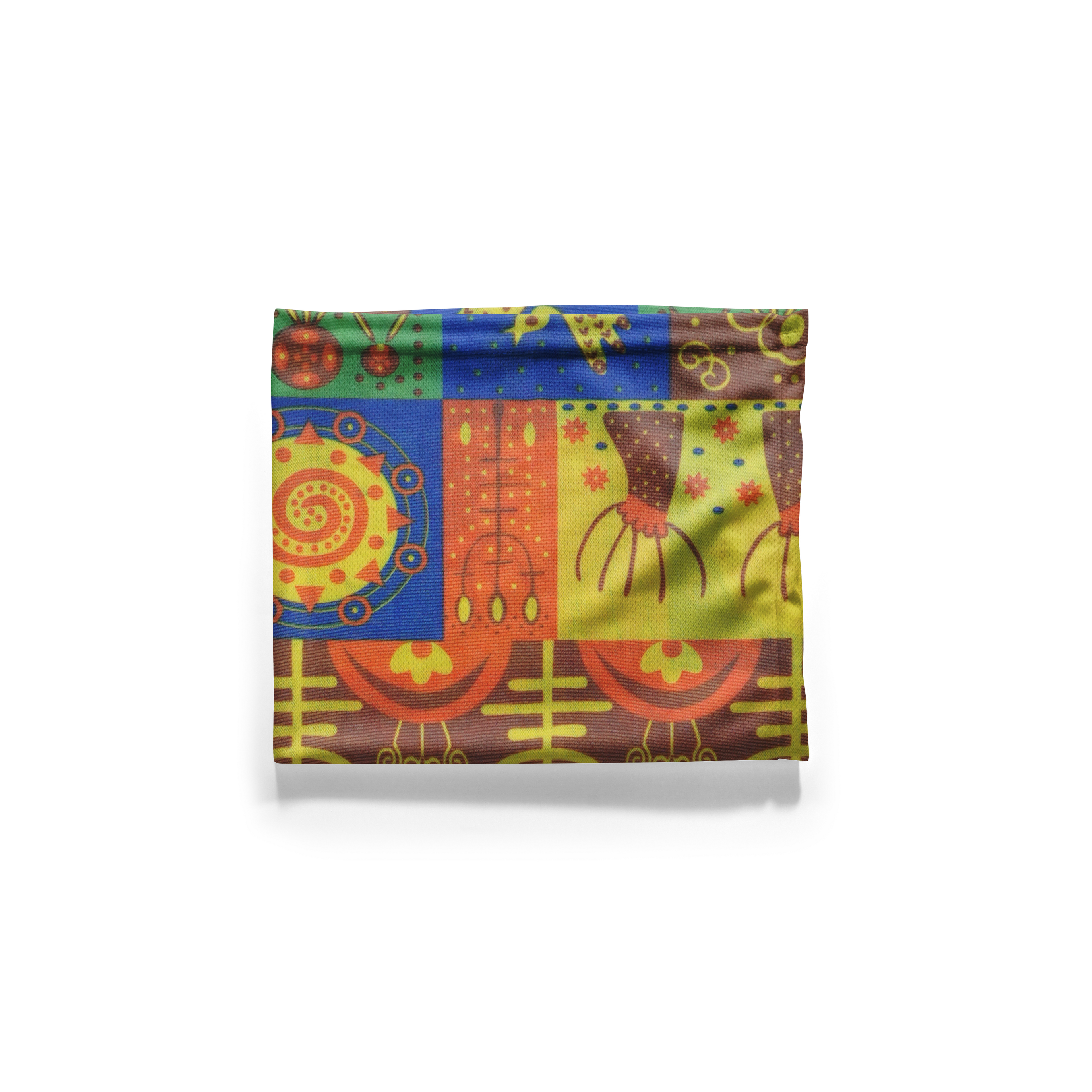 Snood Mosaico Patrimonio Tribal – Máscara Transpirable Cuello Polaina Cubierta Facial