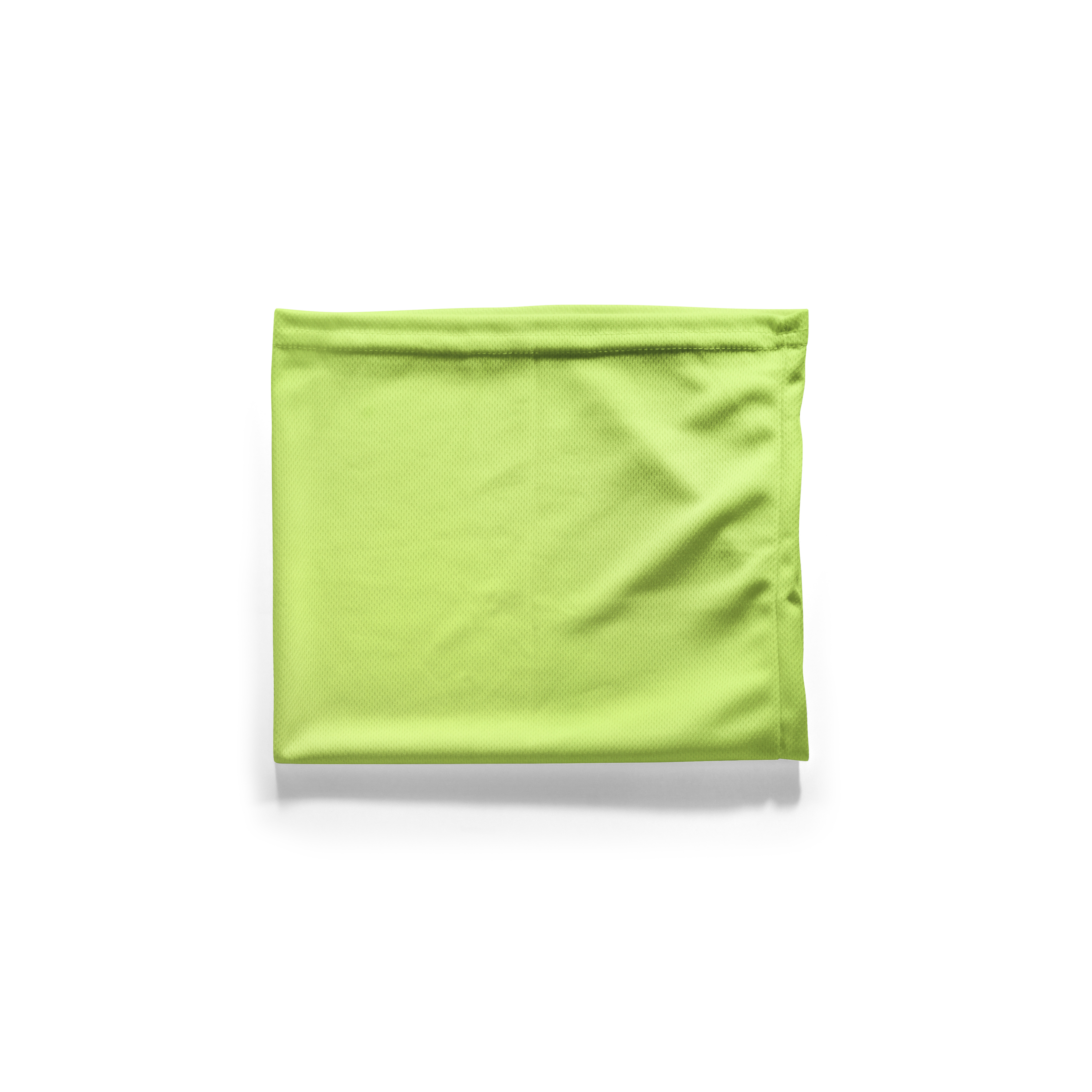 Braga de cuello de color verde amarillento neón – Mascarilla transpirable para el cuello