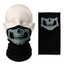 Snood blanco calavera – Mascarilla transpirable cubrecuello