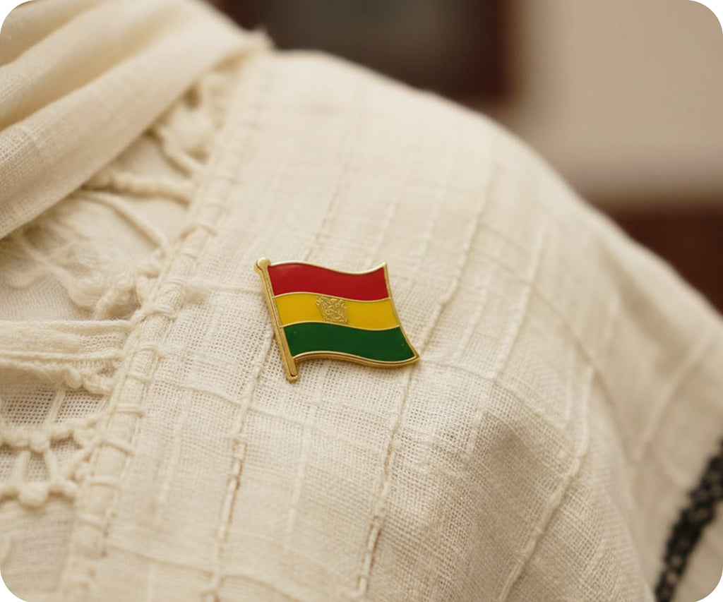 Bolivia Flag Pin Badge