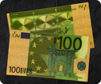 €100 Euro European Union Golden Banknote