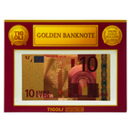 €10 Euro European Union Golden Banknote