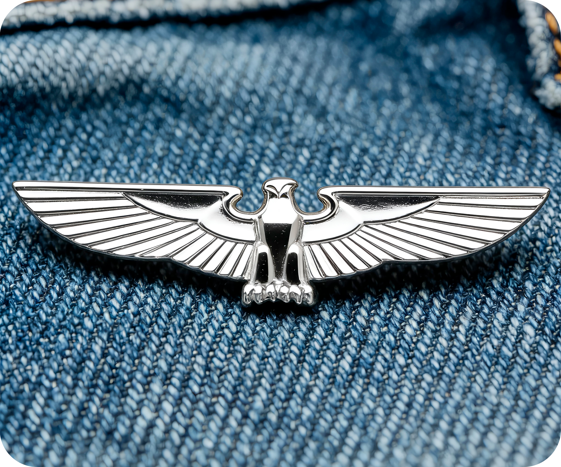 United States Pilot Air Force Silver Pin Badge